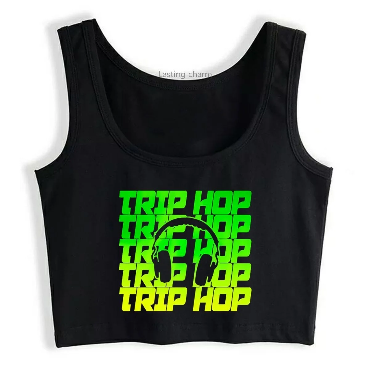 Trip hop design with headphones gift crop top women's premium slim fit sport top
Trip hop design with headphones gift crop top women's premium slim fit sport top
