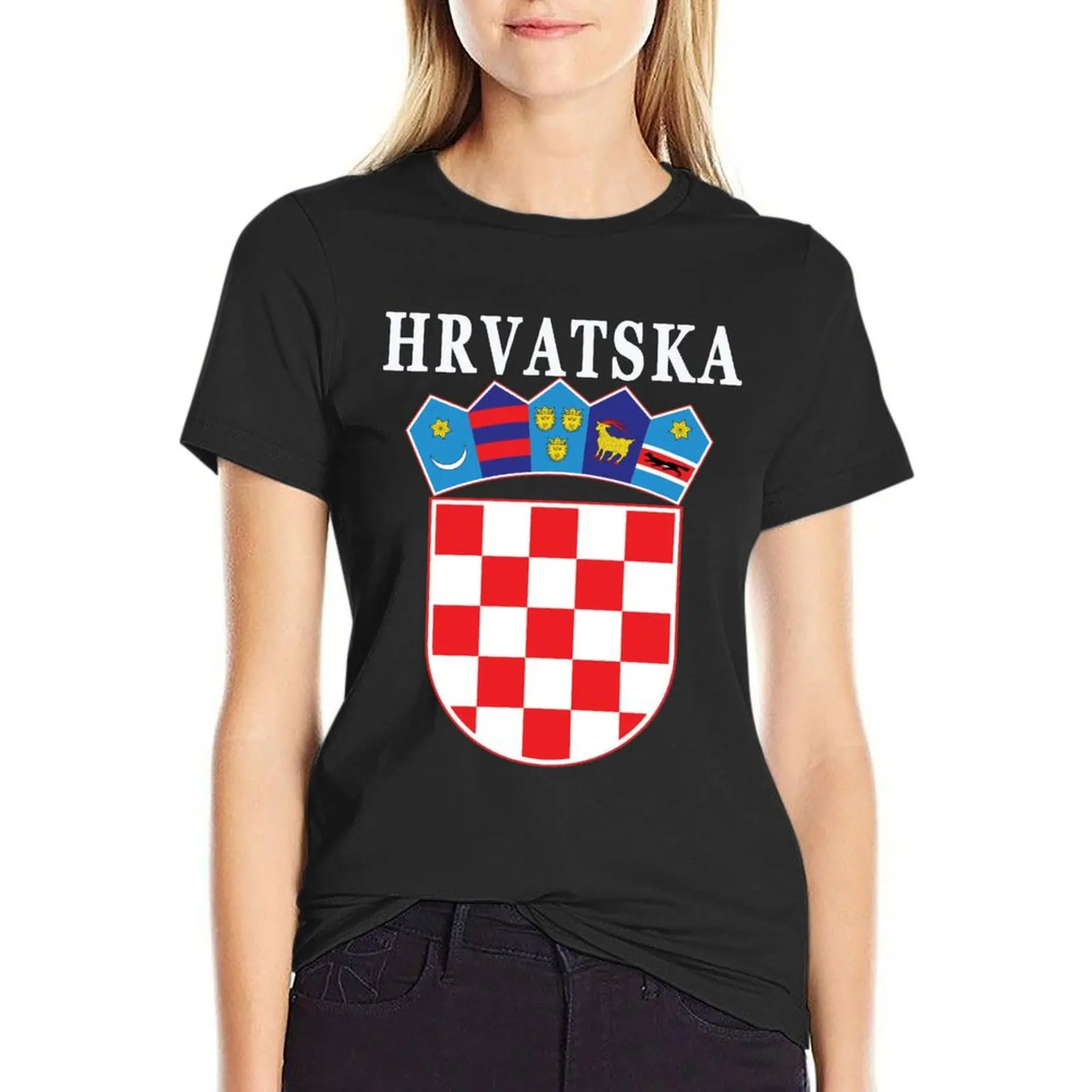 Croatia Hrvatska Deluxe National Jersey T-Shirt anime clothes plus size tops Short sleeve tee Women tops
Croatia Hrvatska Deluxe National Jersey T-Shirt anime clothes plus size tops Short sleeve tee Women tops