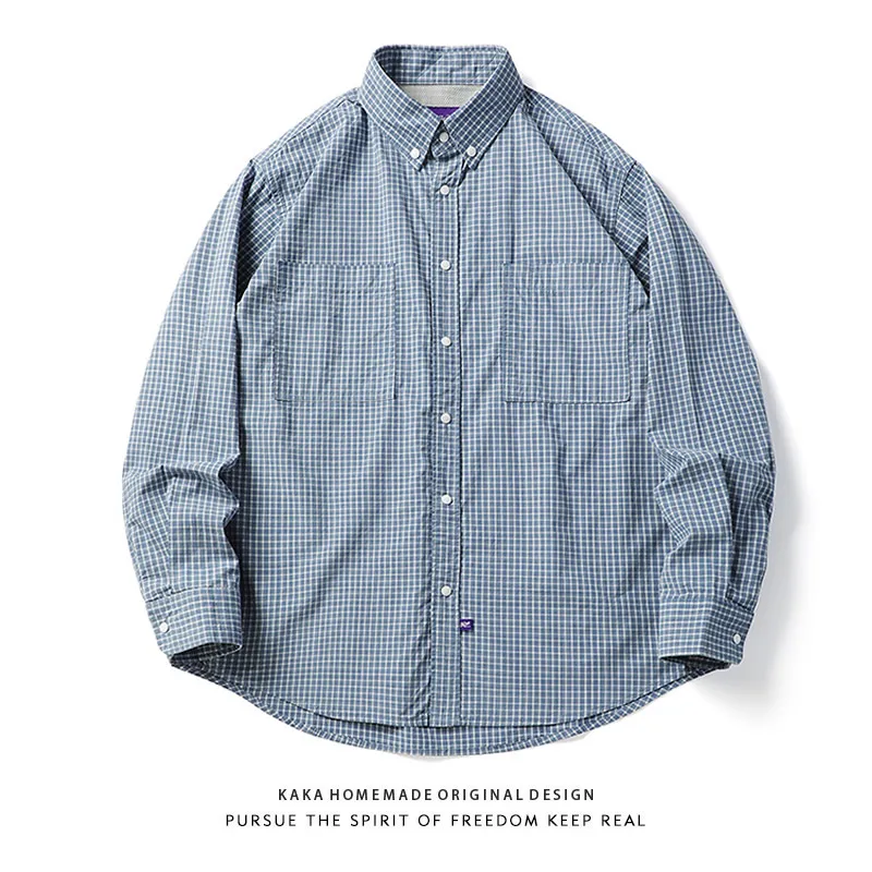 Retro Waed Plaid Long Sve Men's irt Loose Fit Spring Autumn Seasonal Striped Thin id Design Casual Faion irt
Retro Waed Plaid Long Sve Men's irt Loose Fit Spring Autumn Seasonal Striped Thin id Design Casual Faion irt