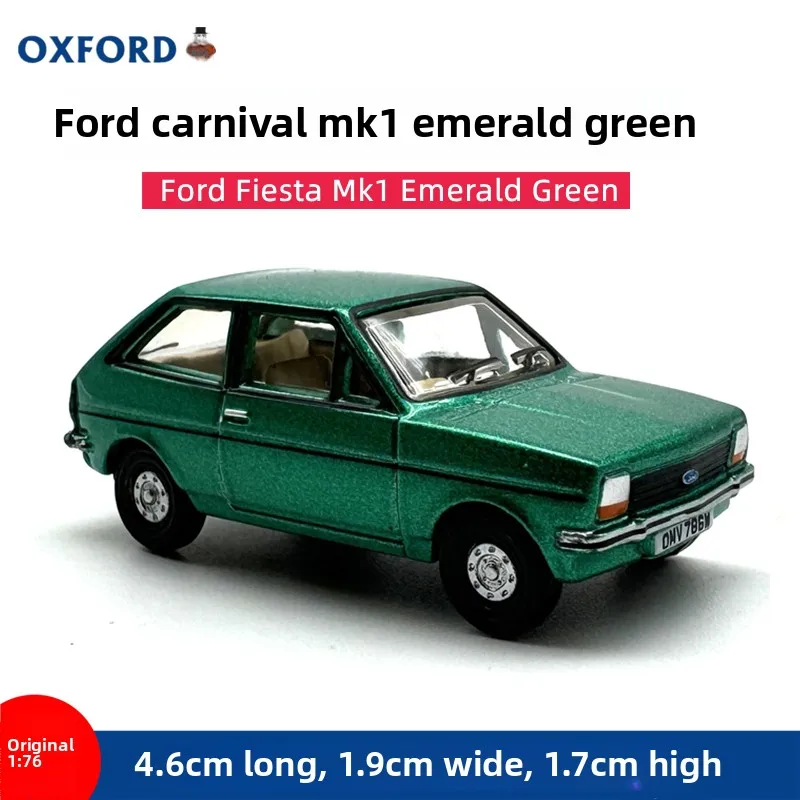 Diecast OXFORD 1:76 Scale Ford Fiesta Mk1 Emerald Green Alloy Car Model Collectible Toy Gift Souvenir Display Ornament
Diecast OXFORD 1:76 Scale Ford Fiesta Mk1 Emerald Green Alloy Car Model Collectible Toy Gift Souvenir Display Ornament