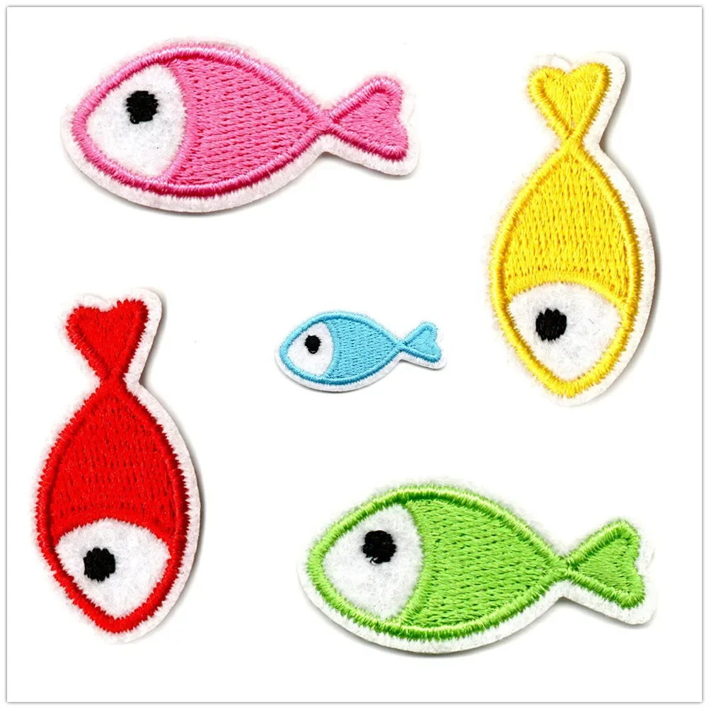 10pcs Hot Melt Adhesive Multicolor Fish Patch Stickers Handmade Diy Backpack Clothes Pants Socks Handicraft Accessories Stickers
10pcs Hot Melt Adhesive Multicolor Fish Patch Stickers Handmade Diy Backpack Clothes Pants Socks Handicraft Accessories Stickers
