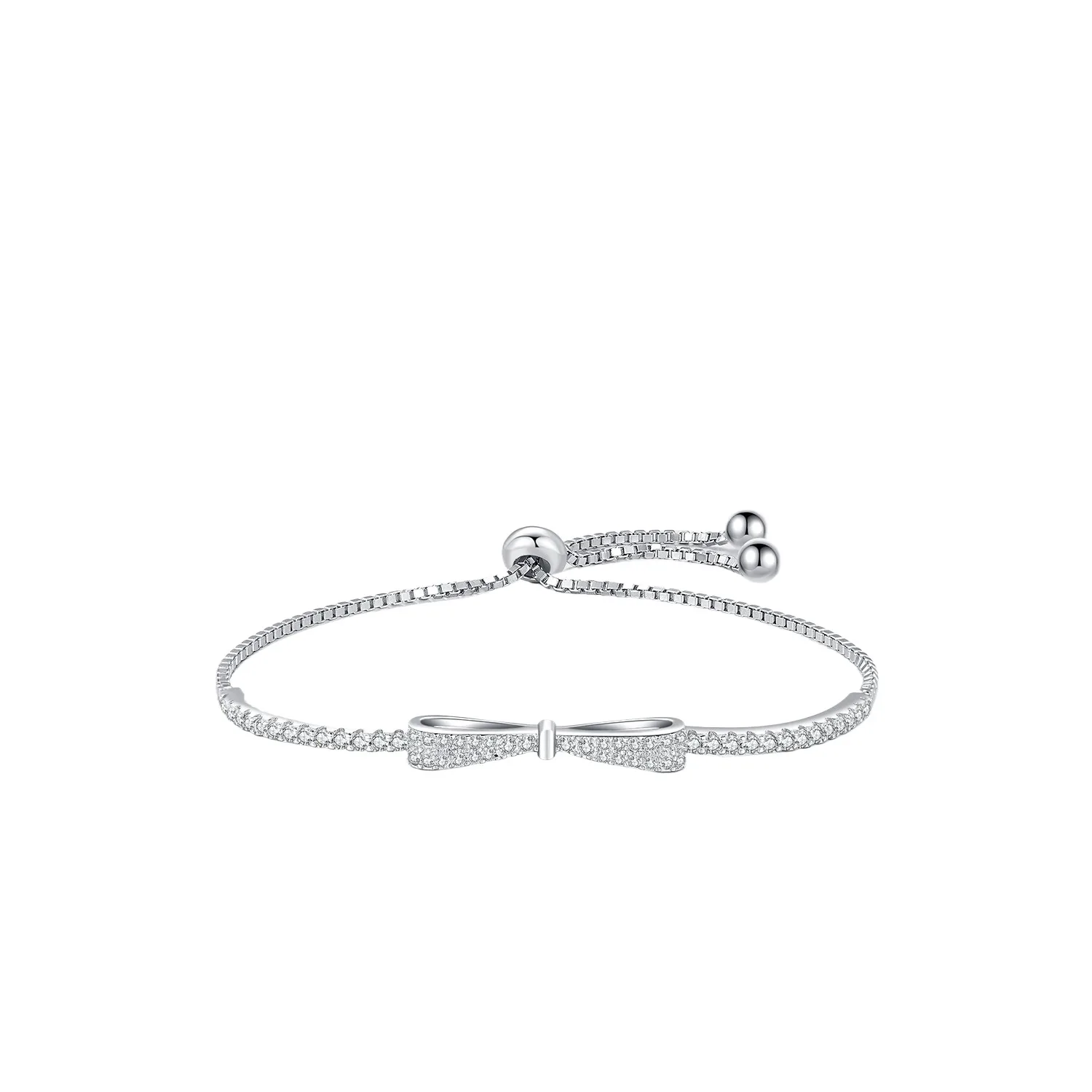 Dawn's Jewel 925 Sterling Silver Bow Bracelet High-grade Shining Full Diamond Box Chain Ins Jewelry
Dawn's Jewel 925 Sterling Silver Bow Bracelet High-grade Shining Full Diamond Box Chain Ins Jewelry