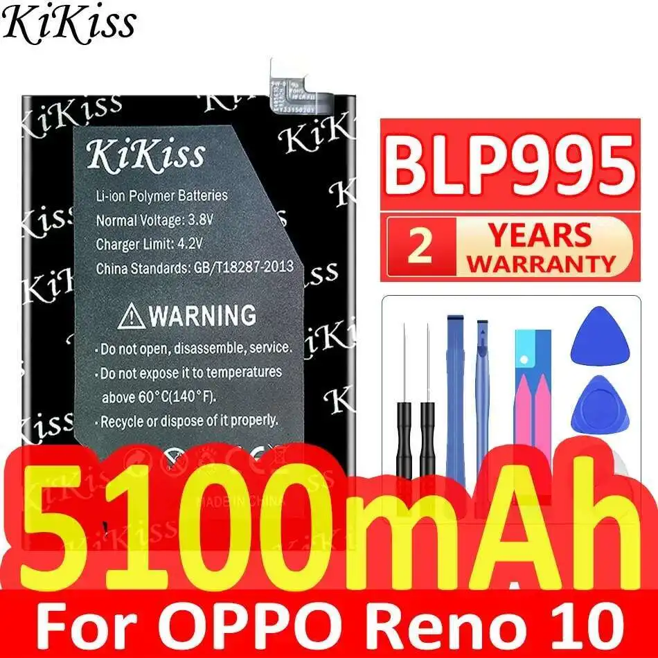 Mobile Phone Battery For Oppo Reno 10 5100mAh BLP995 High Performance High-Capacity
Mobile Phone Battery For Oppo Reno 10 5100mAh BLP995 High Performance High-Capacity