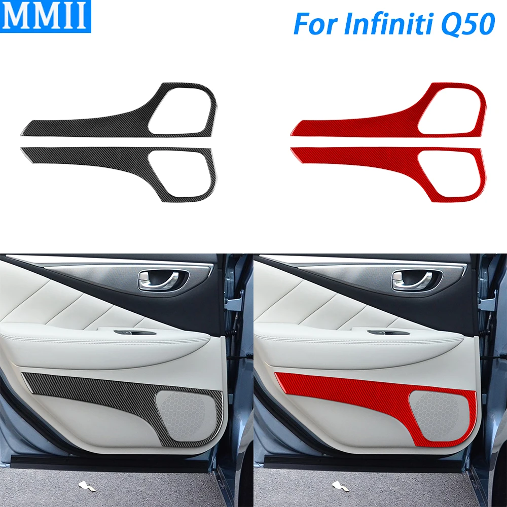For Infiniti Q50 2014-2020 Carbon Fiber Rear Door Speaker Panel Cover Decorative Car Interior Decoration Accessories Sticker
For Infiniti Q50 2014-2020 Carbon Fiber Rear Door Speaker Panel Cover Decorative Car Interior Decoration Accessories Sticker
