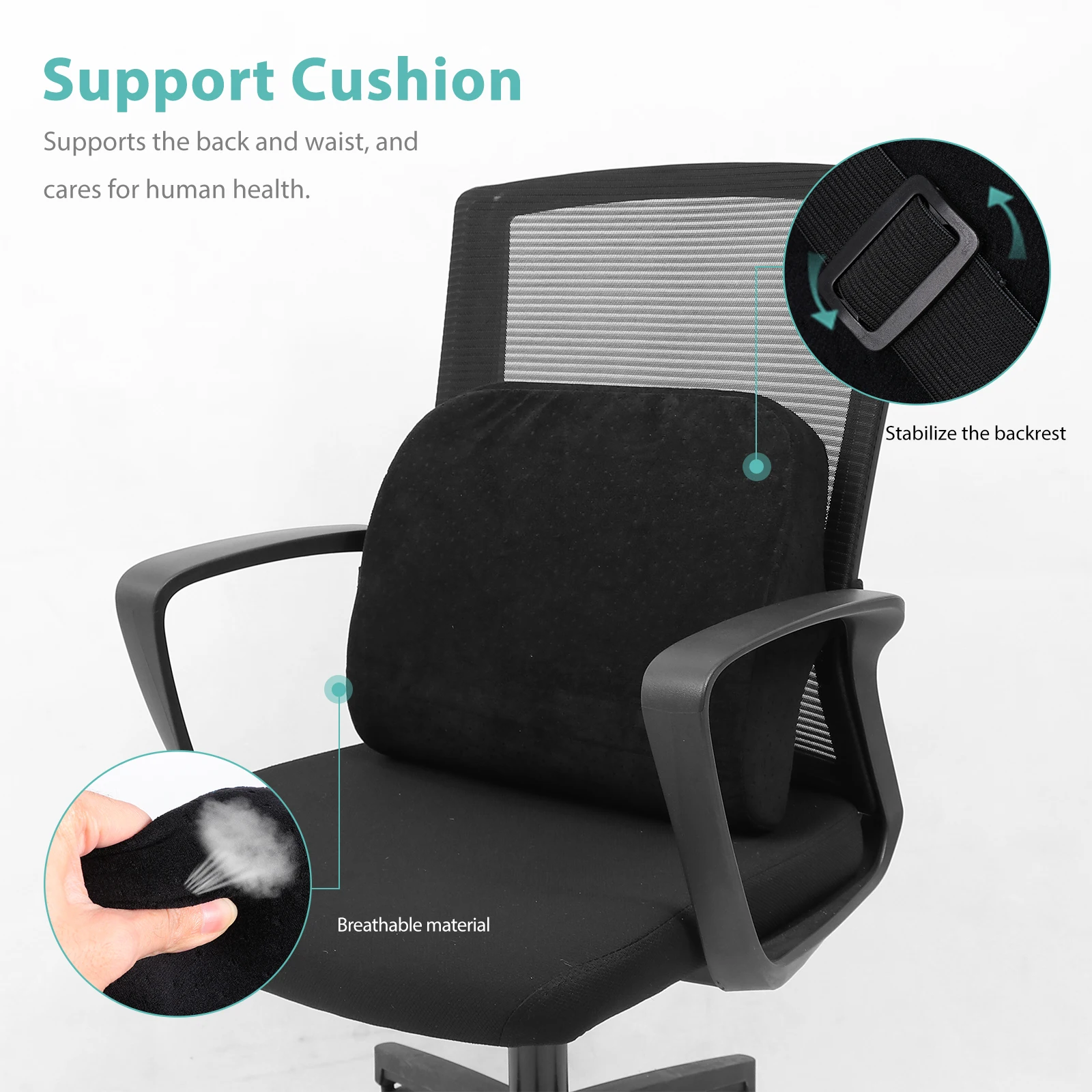 Memory Foam Comfortable Lumbar Cushion Adjustable Support Back Pillow Ideal for Reading Random Style
Memory Foam Comfortable Lumbar Cushion Adjustable Support Back Pillow Ideal for Reading Random Style