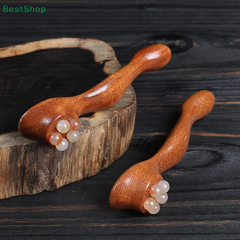 ♥Five Beads Lotus Seedpod Eye Massage Stick Sandalwood Face Gua Sha Massage Tools
♥Five Beads Lotus Seedpod Eye Massage Stick Sandalwood Face Gua Sha Massage Tools