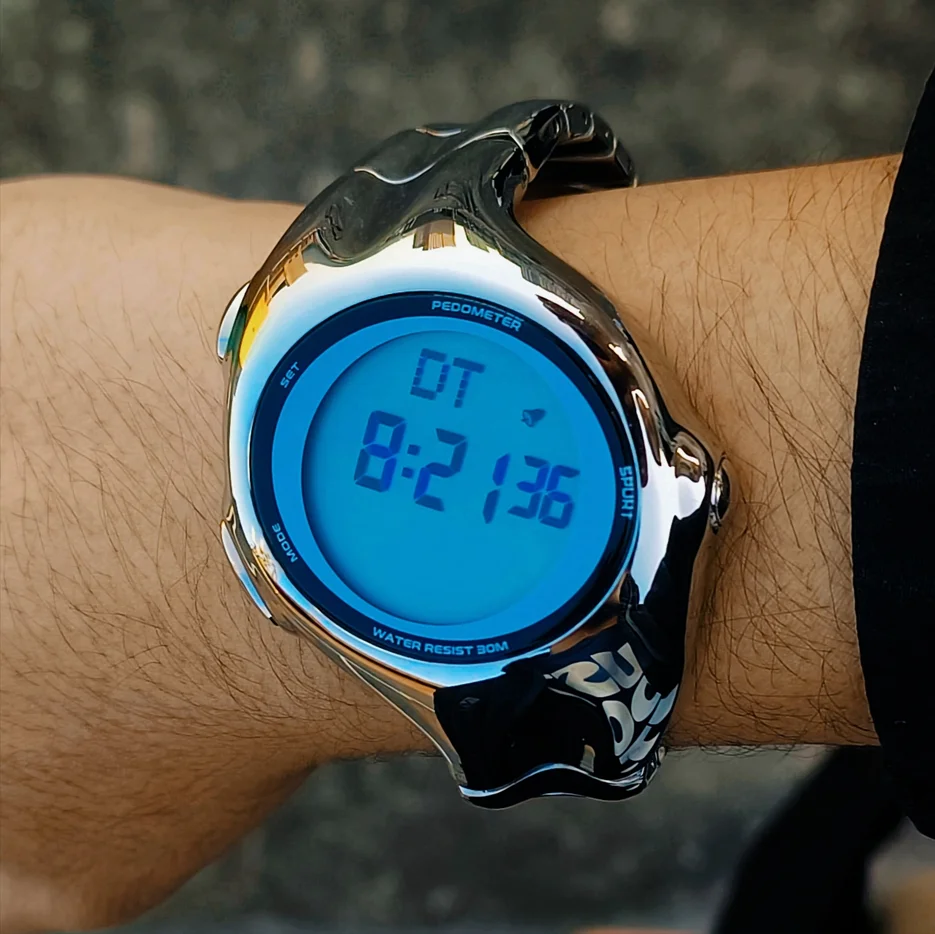 BENLYDESIGN Unique Metal Watches Retro-futuristic Watches For Men Punk Style Fashion Digital Trendy Stylish Y2K Watches X5000-D
BENLYDESIGN Unique Metal Watches Retro-futuristic Watches For Men Punk Style Fashion Digital Trendy Stylish Y2K Watches X5000-D