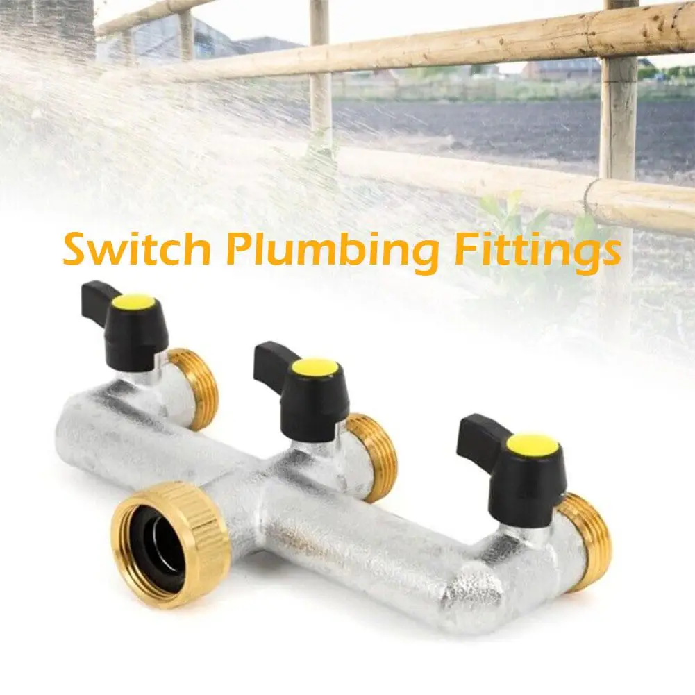 Garden Irrigation Water Distributor Three-way Two-way Valve Water Fittings Joint Pipe Controllable Valve Water Pipe Switch Q6W8
Garden Irrigation Water Distributor Three-way Two-way Valve Water Fittings Joint Pipe Controllable Valve Water Pipe Switch Q6W8
