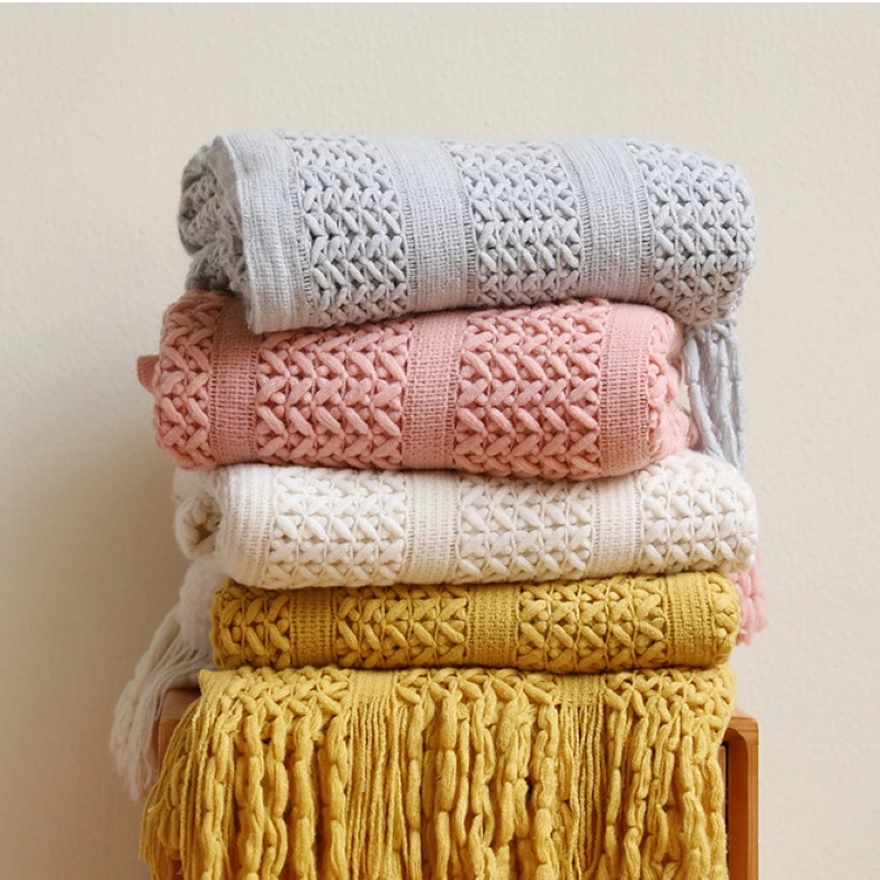 Knitting Sofa Blanket Knitted Shawl Solid Color Bed End Towel Wool Sofa Towel Hotel Bedroom Decorative Blanket Soft Nap
Knitting Sofa Blanket Knitted Shawl Solid Color Bed End Towel Wool Sofa Towel Hotel Bedroom Decorative Blanket Soft Nap