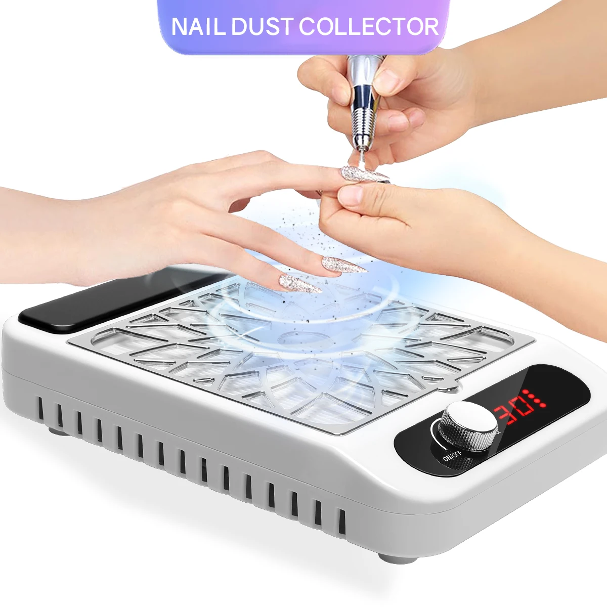 Профессиональный пылесборник для ногтей, мощный пылесборник для ногтей с многоразовым фильтром, маникюрное оборудование, регулируемая скорость
Профессиональный пылесборник для ногтей, мощный пылесборник для ногтей с многоразовым фильтром, маникюрное оборудование, регулируемая скорость