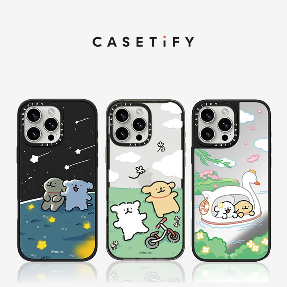 CASETiFY Maltese Friends Beautiful Series Magnetic Drop-proof Case for iPhone 13 14 15 16 17 Pro Max Air Plus Protect Cover
CASETiFY Maltese Friends Beautiful Series Magnetic Drop-proof Case for iPhone 13 14 15 16 17 Pro Max Air Plus Protect Cover