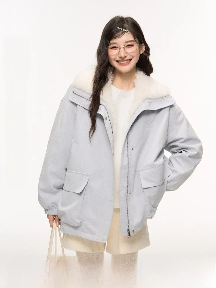 ELEVEN SP Blue Fur Collar down Jaet Women's Winter Korean Sle Warm 90 White Du down Parka Thi Outerwear
ELEVEN SP Blue Fur Collar down Jaet Women's Winter Korean Sle Warm 90 White Du down Parka Thi Outerwear