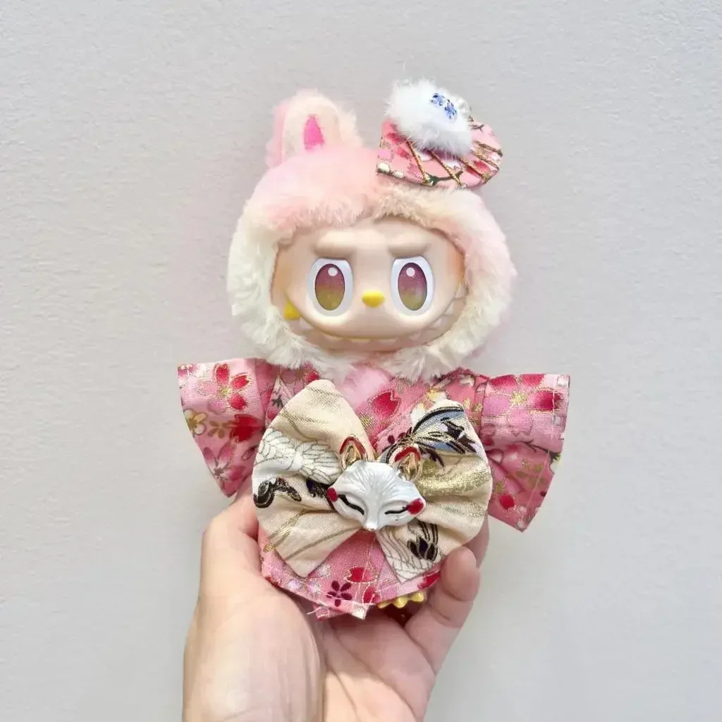 Для куклы Лабу 15/17 см, летний свежий стиль, японский комплект кимоно, нежная светлая одежда, аксессуары для кукол
Для куклы Лабу 15/17 см, летний свежий стиль, японский комплект кимоно, нежная светлая одежда, аксессуары для кукол