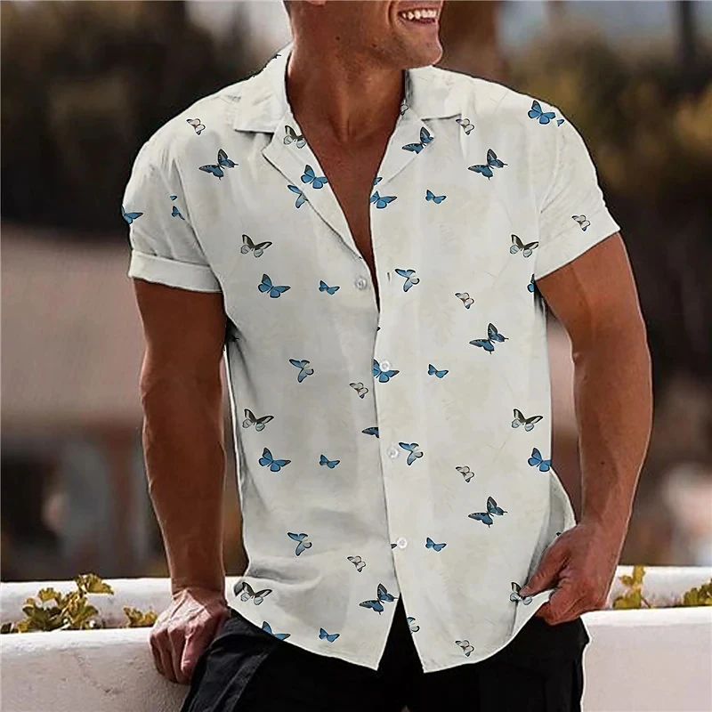 2022 Butterfly Shirts For Men 3d Print Men's Hawaiian Butterfly Shirt Beach Short Sleeve Fashion Top Tee Shirt Man Blouse Camisa
2022 Butterfly Shirts For Men 3d Print Men's Hawaiian Butterfly Shirt Beach Short Sleeve Fashion Top Tee Shirt Man Blouse Camisa