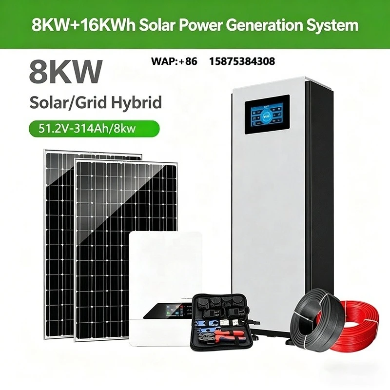 Off Grid All in One Kit Complet Hybrid 10KW Solar Energy System Solar Power System
Off Grid All in One Kit Complet Hybrid 10KW Solar Energy System Solar Power System