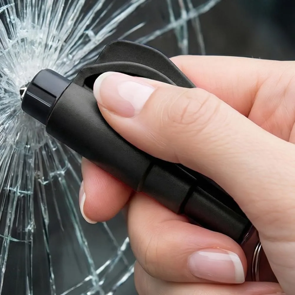 1pcs Emergency Keychain, Glass Breaker Seatbelt Cutter Key Chain, Escape Tool Keychain with Whistle, Car Accessories
1pcs Emergency Keychain, Glass Breaker Seatbelt Cutter Key Chain, Escape Tool Keychain with Whistle, Car Accessories