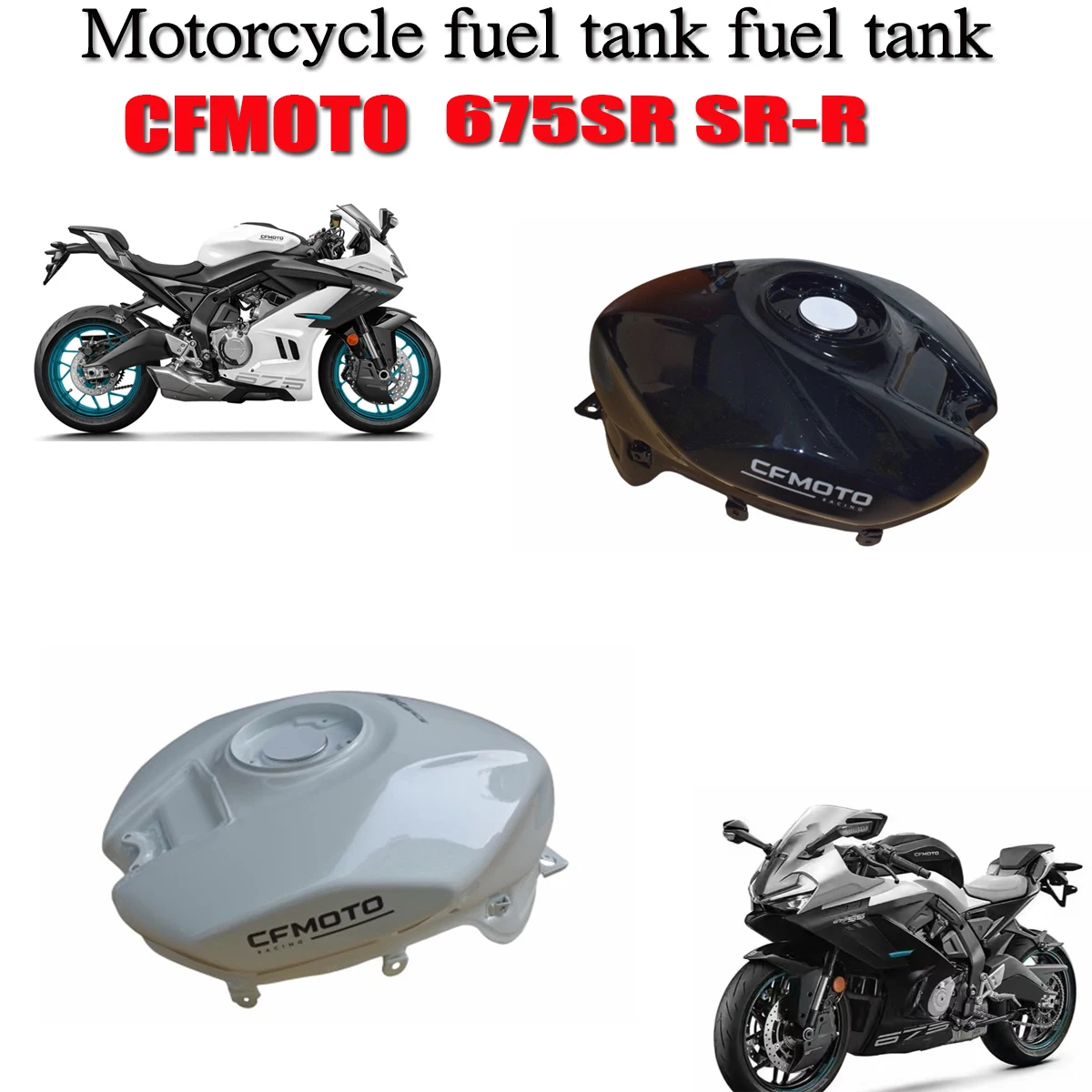 Motorcycle fuel tank fuel tank tank fairing kit outer shell Fit For CFMOTO 675SR 675SS 675SR-R
Motorcycle fuel tank fuel tank tank fairing kit outer shell Fit For CFMOTO 675SR 675SS 675SR-R