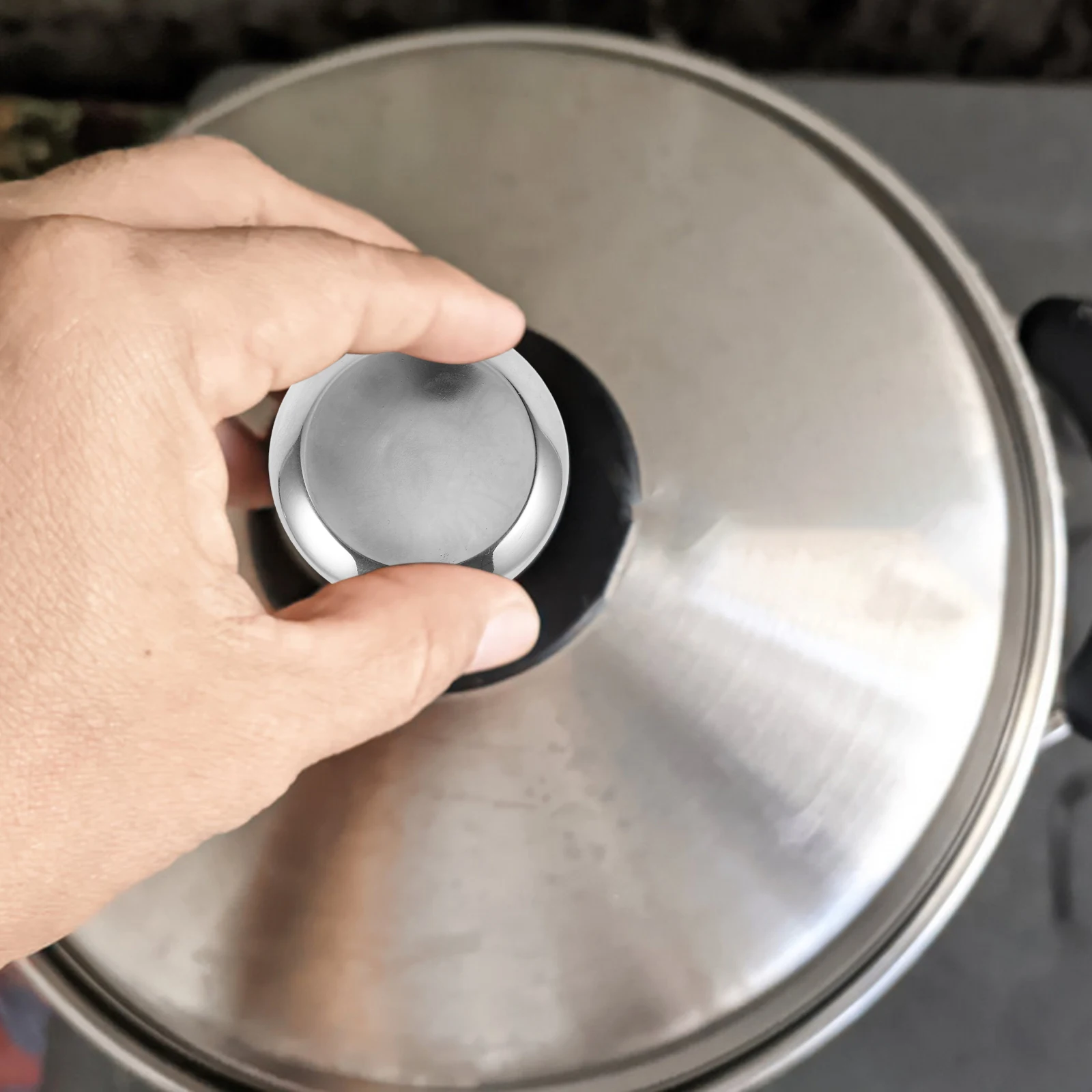 Sturdy Metal Pot Lid Knob Handle Cap Replacement Heat Resistant Anti-Scald Non-Slip Kitchen Gadgets Cookware Accessory For Pans
Sturdy Metal Pot Lid Knob Handle Cap Replacement Heat Resistant Anti-Scald Non-Slip Kitchen Gadgets Cookware Accessory For Pans