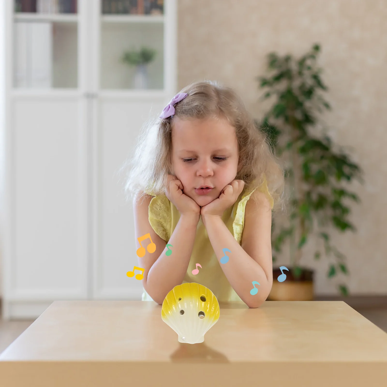 Cute Shell-Shaped 6-Hole Ceramic Ocarina Beginner Friendly Portable Wind Instrument for Children Indoor Outdoor Decoration Use
Cute Shell-Shaped 6-Hole Ceramic Ocarina Beginner Friendly Portable Wind Instrument for Children Indoor Outdoor Decoration Use