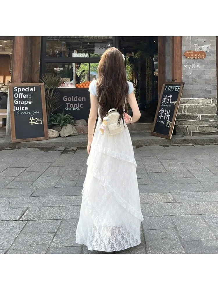 plus Size Lace Mesh Cake Skirt High Waist Slim A-Line Long Summer Women's Fashion Casual Shape Pear Shape Sandal Shape
plus Size Lace Mesh Cake Skirt High Waist Slim A-Line Long Summer Women's Fashion Casual Shape Pear Shape Sandal Shape