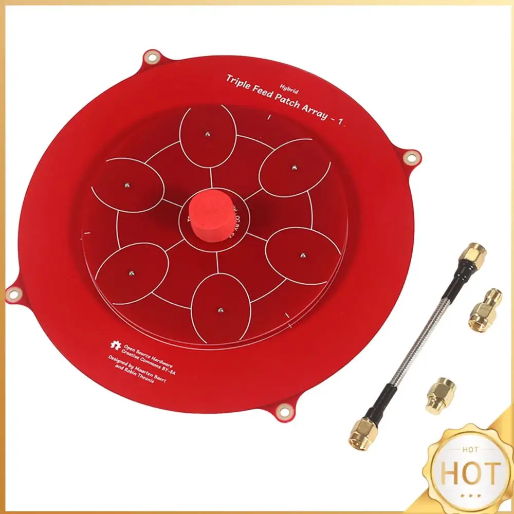 Triple Feed Patch Circularly Polarized Antenna SMA Male To SMA Male Cable Adapter Directional LHCP RHCP Antenna for RC Goggle
Triple Feed Patch Circularly Polarized Antenna SMA Male To SMA Male Cable Adapter Directional LHCP RHCP Antenna for RC Goggle