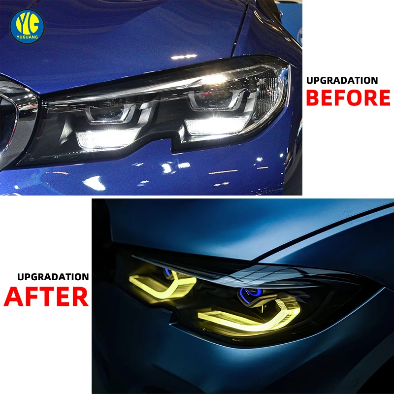 For BMW3 Series G20 340i 330i Head Lamp Headlights Car Accessories Plug and Play Head Lights with Yellow DRL Module
For BMW3 Series G20 340i 330i Head Lamp Headlights Car Accessories Plug and Play Head Lights with Yellow DRL Module