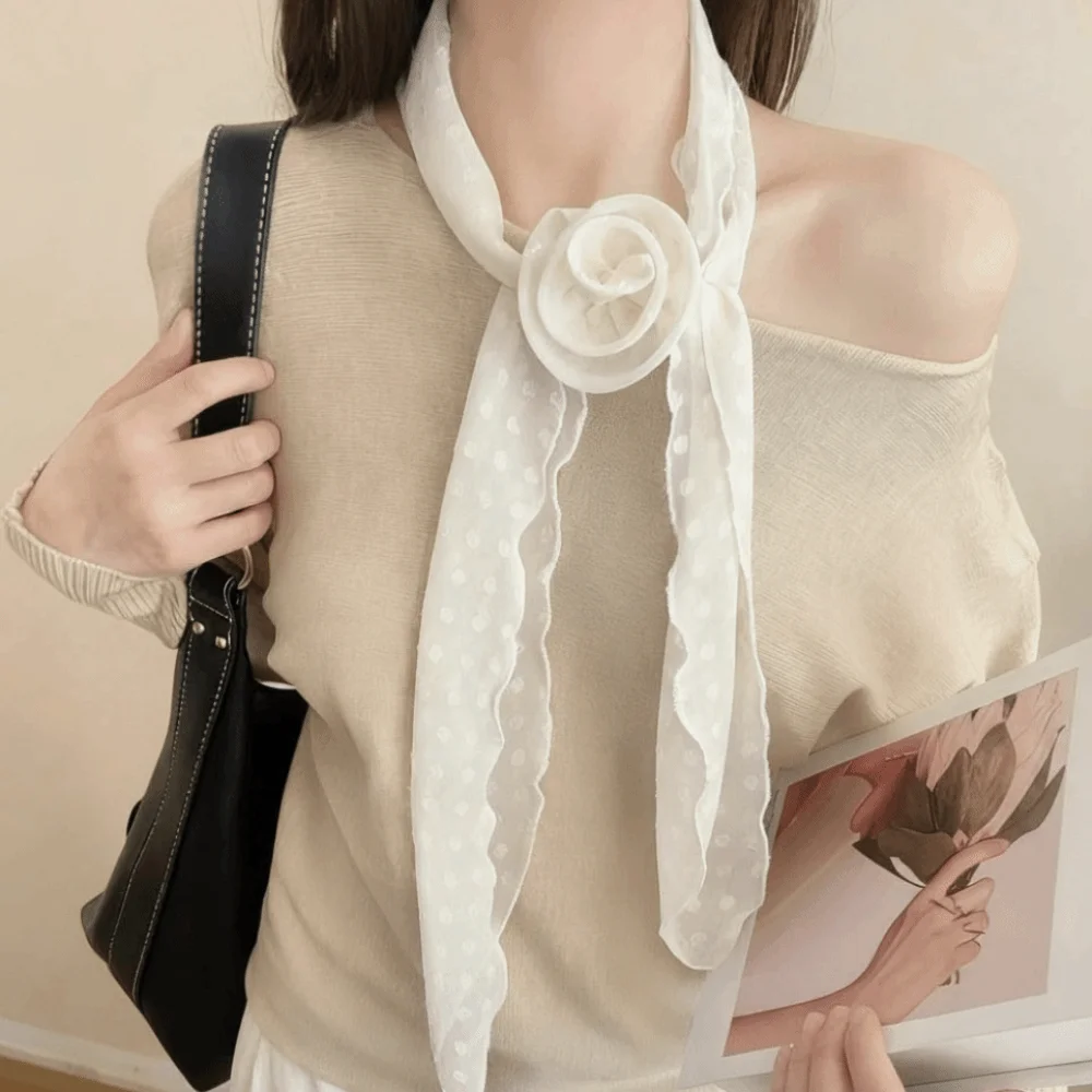 Detachable Bow Ties Polka Dots Scarf Thin Cravat Flower Long Silk Scarf Narrow Wrap Long Ribbon Scarves Neckerchief Decoration
Detachable Bow Ties Polka Dots Scarf Thin Cravat Flower Long Silk Scarf Narrow Wrap Long Ribbon Scarves Neckerchief Decoration