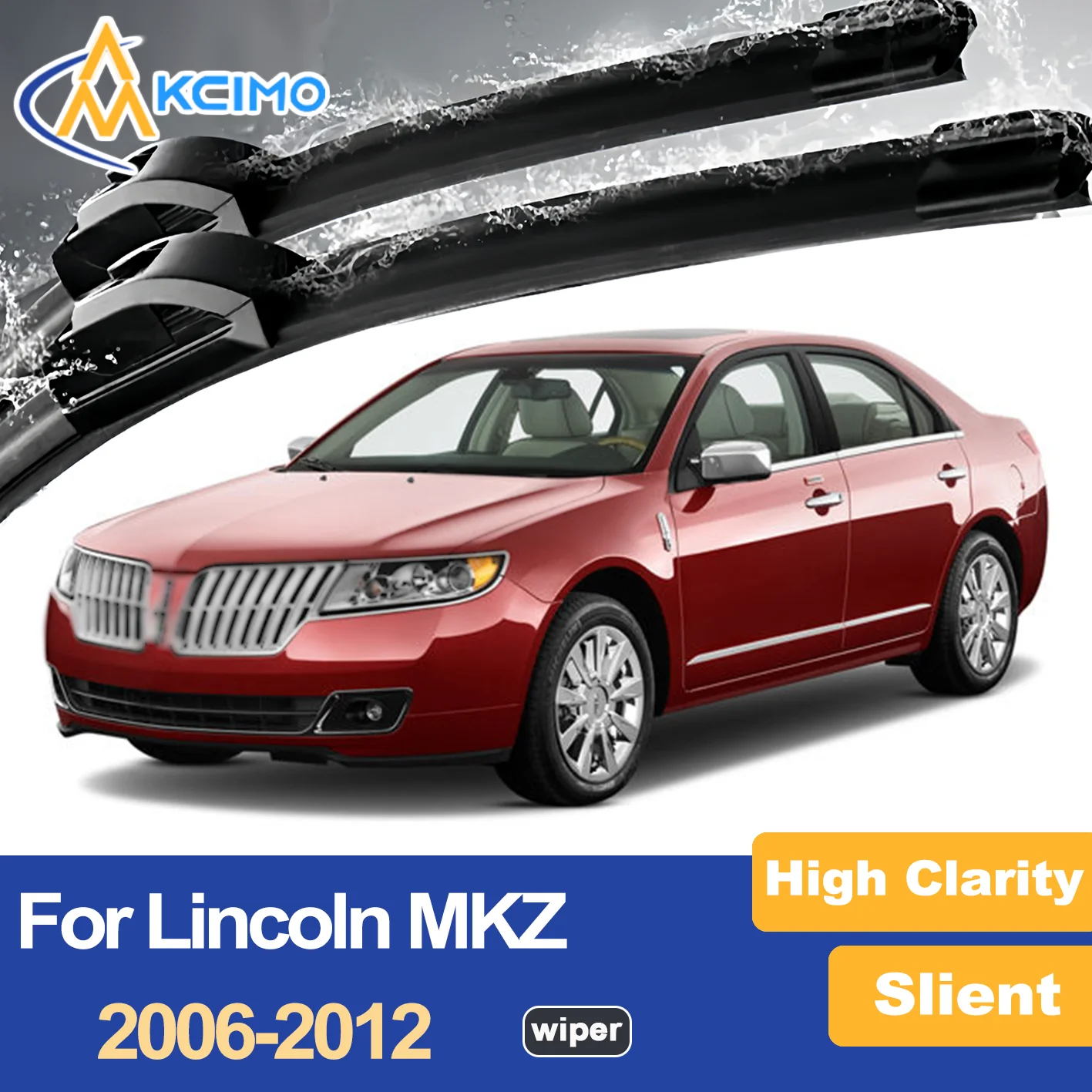 Premium Wiper Blades for 2006 - 2012 Lincoln MKZ Zephyr Streak Free Durable Ideal for Clear Visibility
Premium Wiper Blades for 2006 - 2012 Lincoln MKZ Zephyr Streak Free Durable Ideal for Clear Visibility