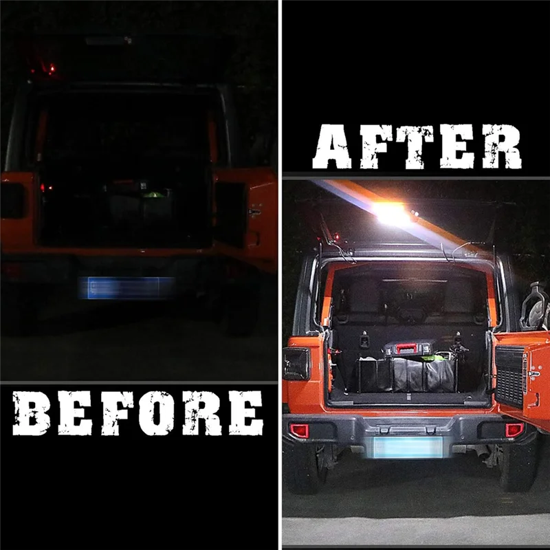 Universall LED Trunk Light For Jeep Wrangler JL LED Cargo Light With White/Amber Warning Light
Universall LED Trunk Light For Jeep Wrangler JL LED Cargo Light With White/Amber Warning Light