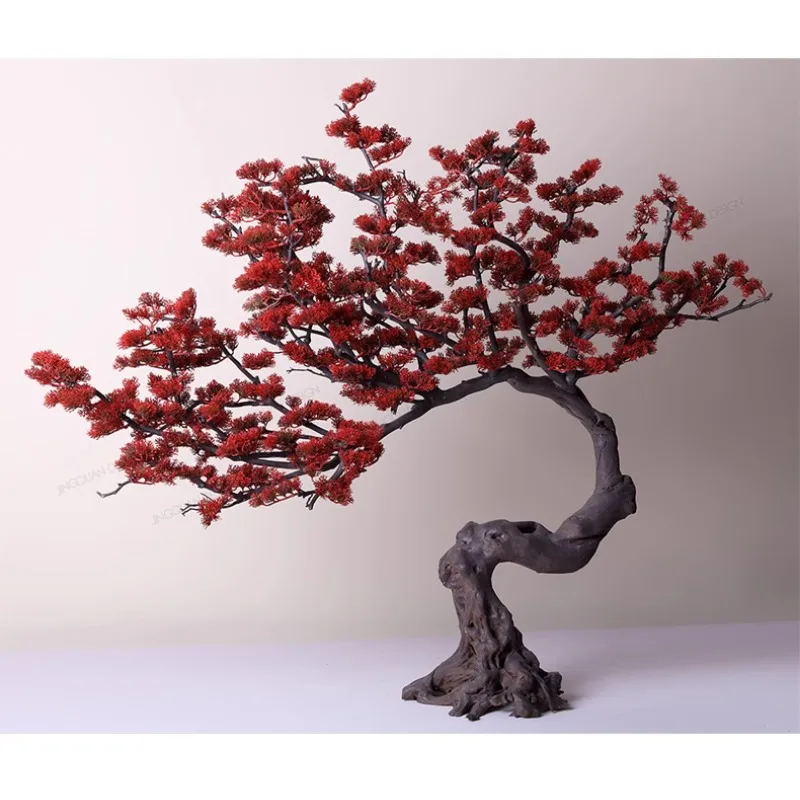 Simulation red leaf welcome pine ornament large floor pine landscape fake tree hotel decoration
Simulation red leaf welcome pine ornament large floor pine landscape fake tree hotel decoration