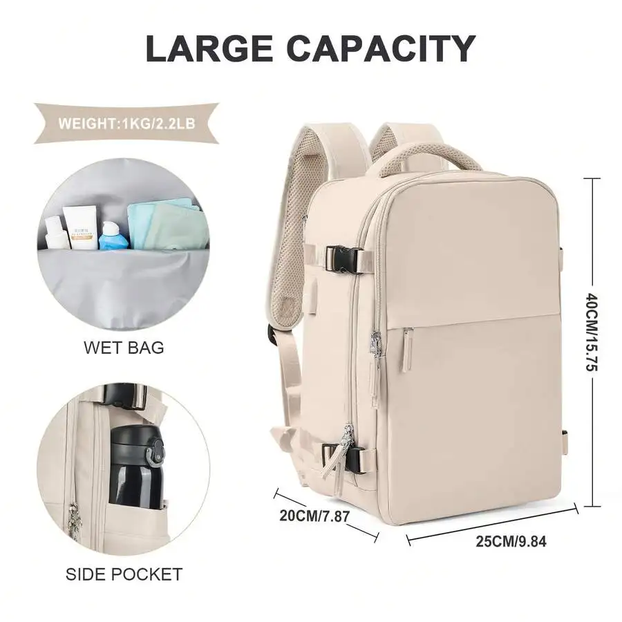 Large Capacity Waterproof Travel Laptop Backpack Unisex 14 Inch Business Bag With Wet Compartment And Side Pocket
Large Capacity Waterproof Travel Laptop Backpack Unisex 14 Inch Business Bag With Wet Compartment And Side Pocket