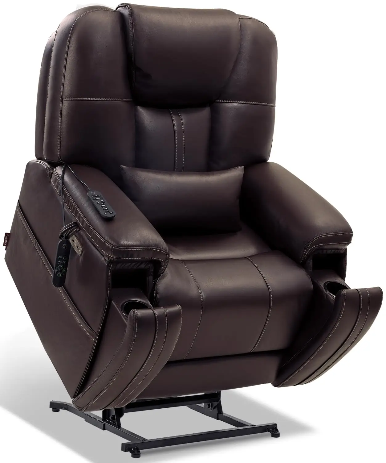 Triple Motor Lay Flat Lift Recliner Adjustable Headrest Lumbar Pillow Extended Footrest 400lbs Living Room, Customized
Triple Motor Lay Flat Lift Recliner Adjustable Headrest Lumbar Pillow Extended Footrest 400lbs Living Room, Customized