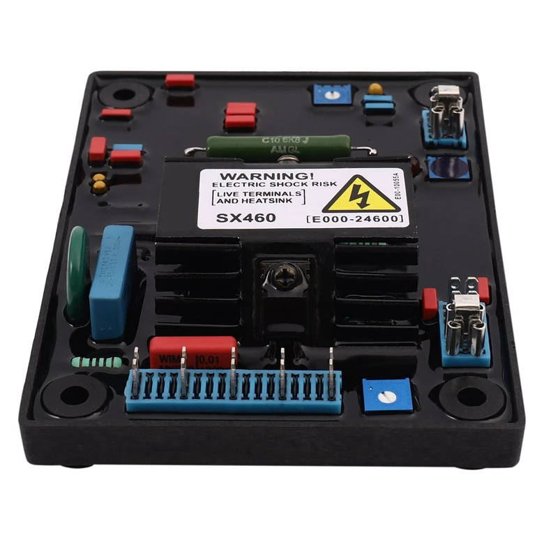 Автоматический регулятор напряжения 4х AVR SX460-A SX 460-A 460 с красным конденсатором, мягкий клей, аксессуары лучшего качества
Автоматический регулятор напряжения 4х AVR SX460-A SX 460-A 460 с красным конденсатором, мягкий клей, аксессуары лучшего качества
