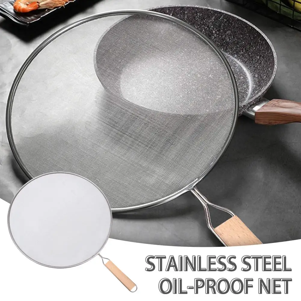 Cooking Frying Stainless Steel Anti Splatter Guard Oil Net Grease Splatter Screen Pan Mesh Guard Screen Splash Cover Tools
Cooking Frying Stainless Steel Anti Splatter Guard Oil Net Grease Splatter Screen Pan Mesh Guard Screen Splash Cover Tools