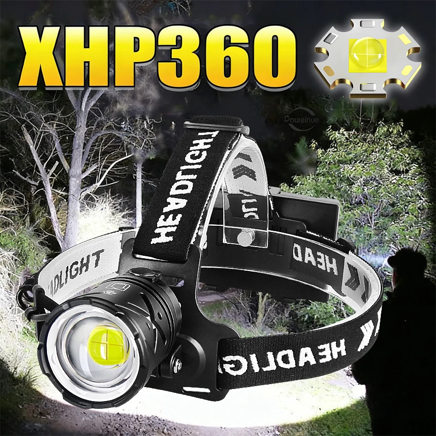 Мощный налобный фонарь Super XHP360, перезаряжаемый, XHP160, XHP90.2, высокомощный налобный фонарь Type-C, фонарик для рыбалки
Мощный налобный фонарь Super XHP360, перезаряжаемый, XHP160, XHP90.2, высокомощный налобный фонарь Type-C, фонарик для рыбалки