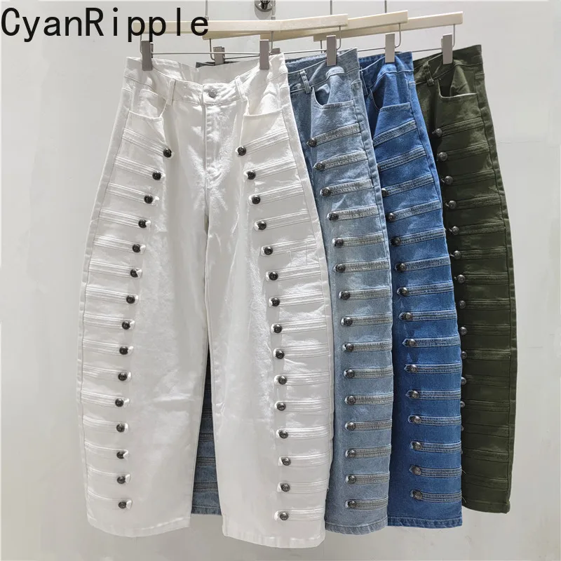 American Retro Metal Buckle Bootcut Jeans for Women New Spring Summer Hot Girl High Waist Floor-length Straight Denim Pants
American Retro Metal Buckle Bootcut Jeans for Women New Spring Summer Hot Girl High Waist Floor-length Straight Denim Pants