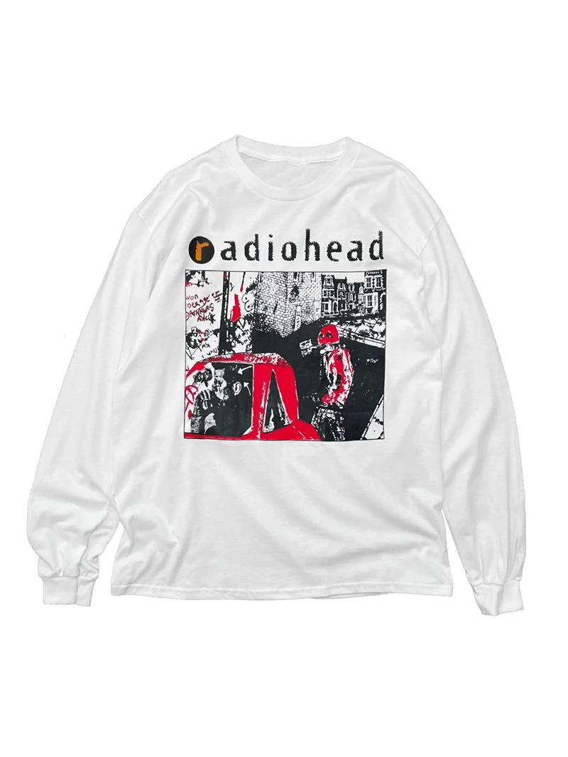 Radiohead Oversize Punk Ro Long Sve Pure Cotton T-irt Breathable Sweat Absorbent Comfortable Fit for Various Ocns
Radiohead Oversize Punk Ro Long Sve Pure Cotton T-irt Breathable Sweat Absorbent Comfortable Fit for Various Ocns