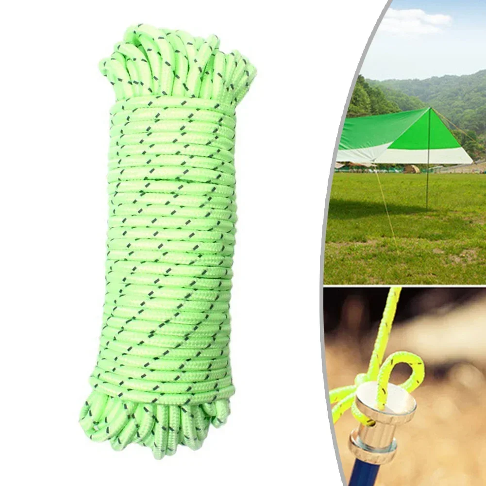 5mm Fluorescent Reflective Guyline Tent Rope Full Luminous Reflective Rope Camping Cord Windproof Tent Rope Awnings Accessory
5mm Fluorescent Reflective Guyline Tent Rope Full Luminous Reflective Rope Camping Cord Windproof Tent Rope Awnings Accessory
