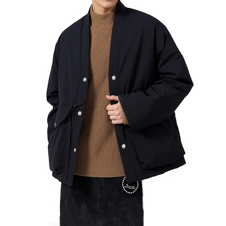 Легкий белый пуховик-кардиган из хлопка для мужчин и женщин: модная повседневная куртка в стиле кэжуал
Легкий белый пуховик-кардиган из хлопка для мужчин и женщин: модная повседневная куртка в стиле кэжуал