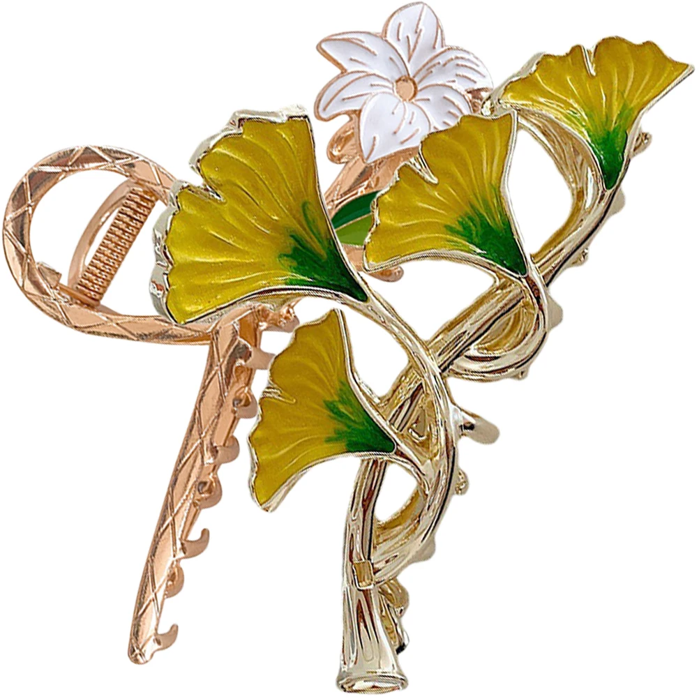 2pcs Large Shark Claw Clips Ginkgo Leaf Flower Design for Thick Women Styling Durable Hair Tidy Graceful Sweet Look
2pcs Large Shark Claw Clips Ginkgo Leaf Flower Design for Thick Women Styling Durable Hair Tidy Graceful Sweet Look