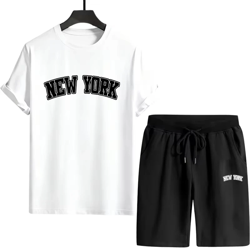 Quality Summer Outdoors Jogging Sport Single Piece Versatile Short-sleeved T-shirt and Sports Short Daily Men's Tracksuit Casual
Quality Summer Outdoors Jogging Sport Single Piece Versatile Short-sleeved T-shirt and Sports Short Daily Men's Tracksuit Casual