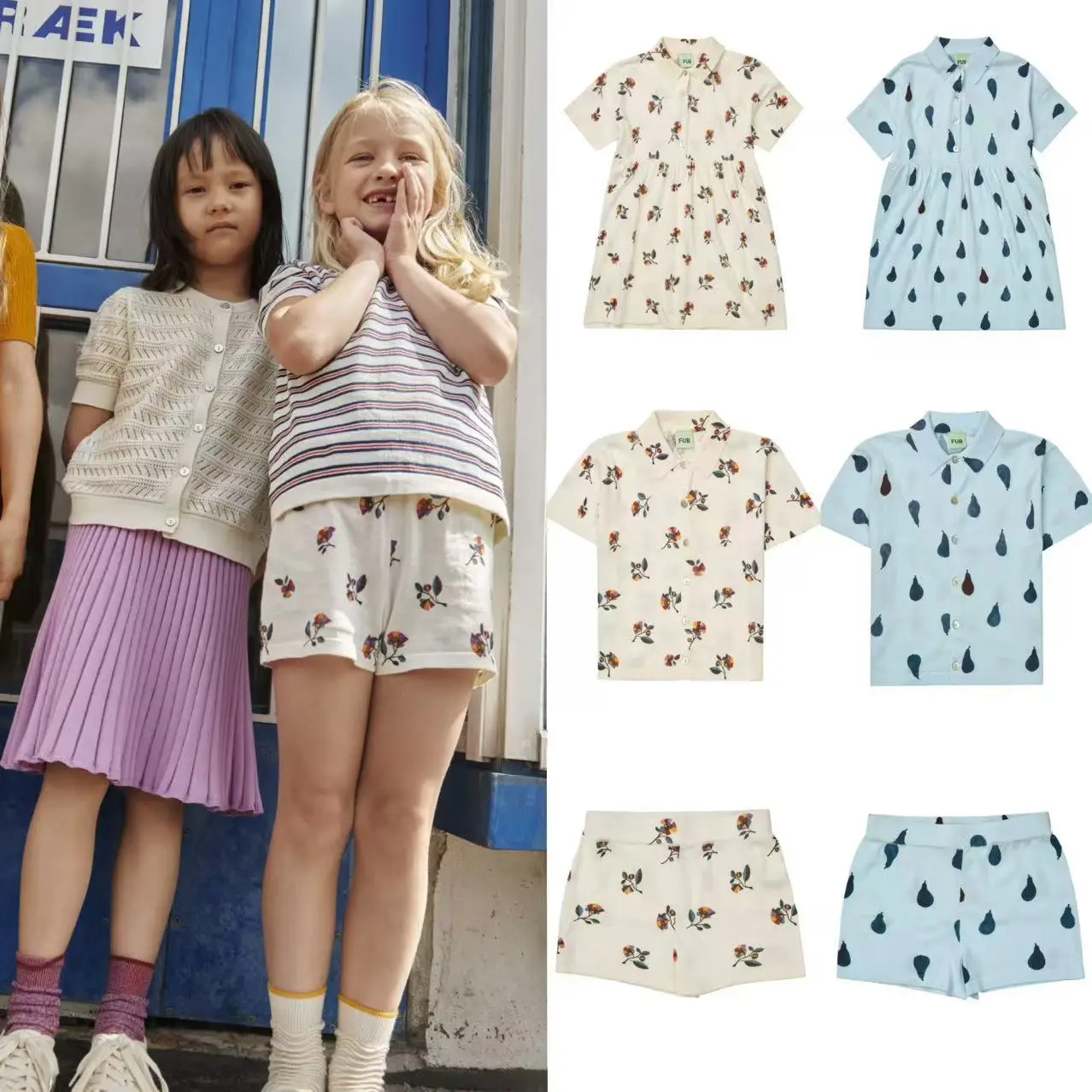 Children's Short-sleeved Shorts Set 2025 Summer New Printing Fashion Boys Girls T-shirt Cotton Girls Dress Children's Clothing
Children's Short-sleeved Shorts Set 2025 Summer New Printing Fashion Boys Girls T-shirt Cotton Girls Dress Children's Clothing