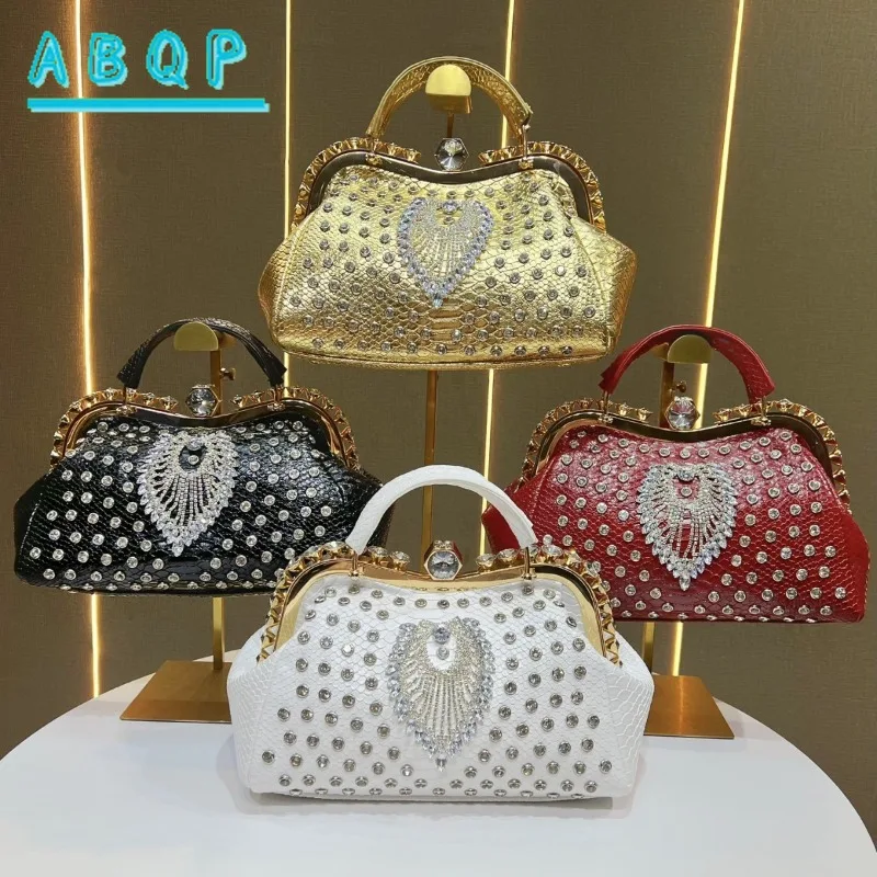 Dinner Handbag Luxury Brand Diamond-encrusted Sparkling Dinner Party Women's Handbag Large Capacity Fashion Diamond Shoulder Bag
Dinner Handbag Luxury Brand Diamond-encrusted Sparkling Dinner Party Women's Handbag Large Capacity Fashion Diamond Shoulder Bag