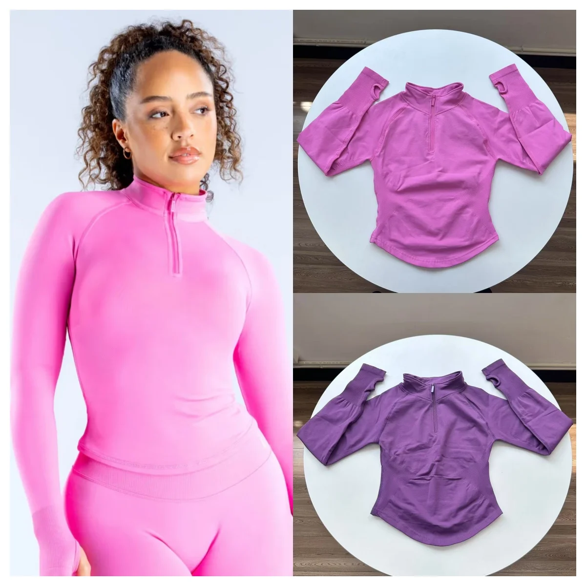 Impact Seamless Yoga Jacket Women - Solid Color Long Sleeve Cover Up, Breathable Quick-Dry Workout Outerwear for Gym/Running
Impact Seamless Yoga Jacket Women - Solid Color Long Sleeve Cover Up, Breathable Quick-Dry Workout Outerwear for Gym/Running