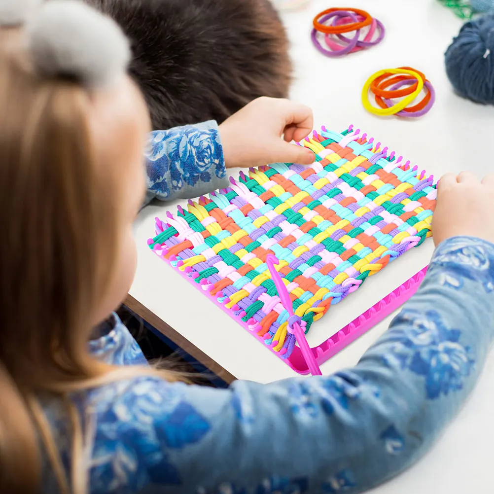 96 Pcs Elastic Braided Rope Weaving Loom Refill Loops for Girls DIY Potholders Crafts Sewing Tools Accessories Kids Projects 
96 Pcs Elastic Braided Rope Weaving Loom Refill Loops for Girls DIY Potholders Crafts Sewing Tools Accessories Kids Projects