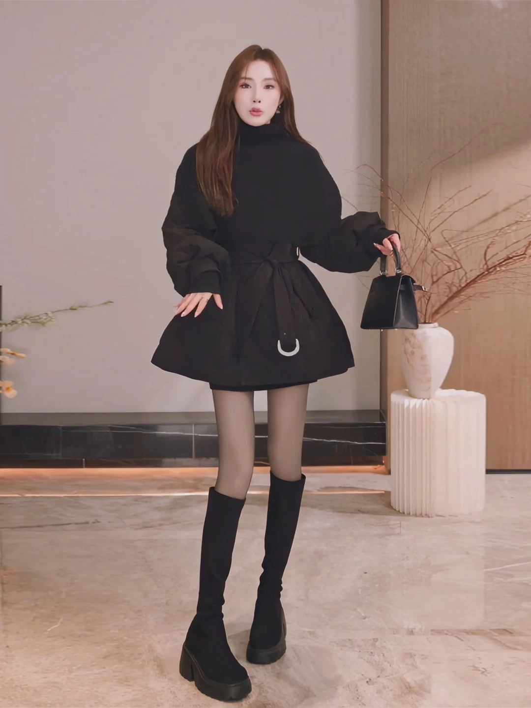 Женская зимняя теплая куртка средней длины с ромбовидным узором, с поясом на талии, повседневная, с длинными рукавами
Женская зимняя теплая куртка средней длины с ромбовидным узором, с поясом на талии, повседневная, с длинными рукавами