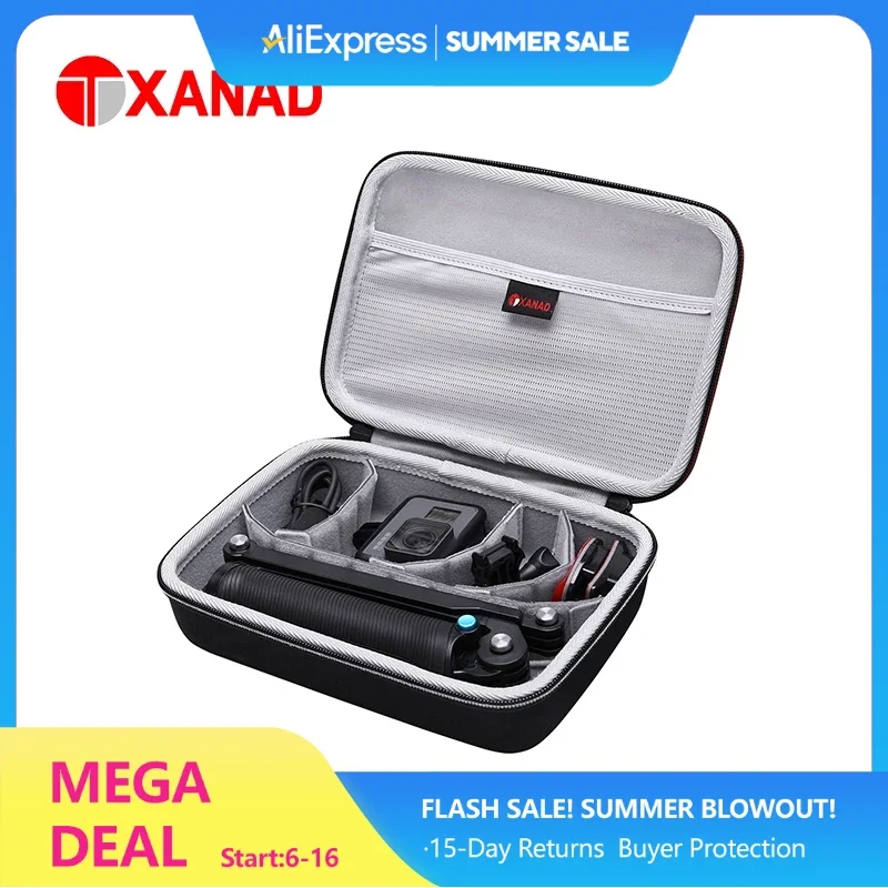 XANAD EVA Hard Case for GoPro HERO 11/10/9/8/7/6/5/Hero 2018 or GoPro MAX Waterproof Digital Action Camera Storage Bag
XANAD EVA Hard Case for GoPro HERO 11/10/9/8/7/6/5/Hero 2018 or GoPro MAX Waterproof Digital Action Camera Storage Bag