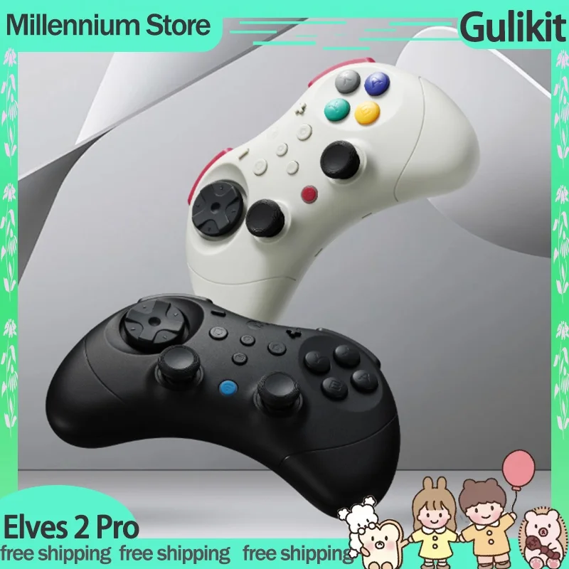 Gulikit Elves 2 Pro Wireless Gaming Controller Hall Effect Joysticks Wireless Bluetooth Retro Game Controller Custom Gifts
Gulikit Elves 2 Pro Wireless Gaming Controller Hall Effect Joysticks Wireless Bluetooth Retro Game Controller Custom Gifts