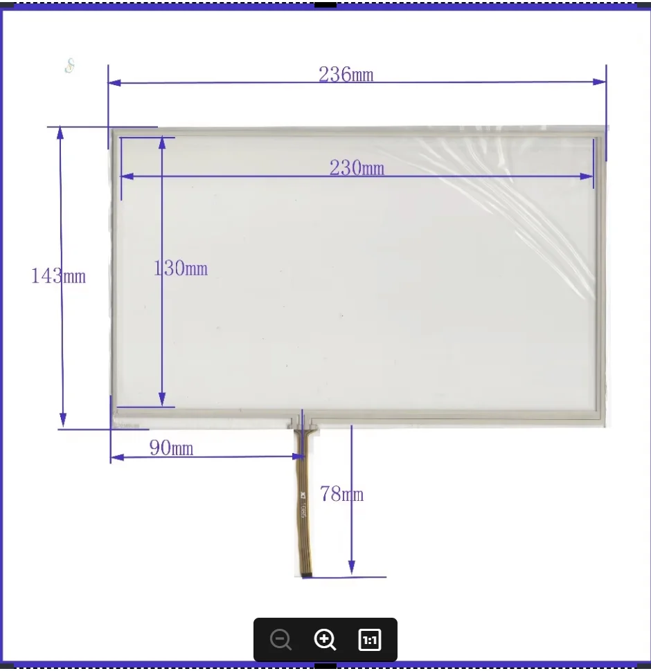 ZhiYuSun 236mm*143mm 10.4inch resistance touch screen sensor 236*143 for display touch glass TP1M0148 incould control card
ZhiYuSun 236mm*143mm 10.4inch resistance touch screen sensor 236*143 for display touch glass TP1M0148 incould control card