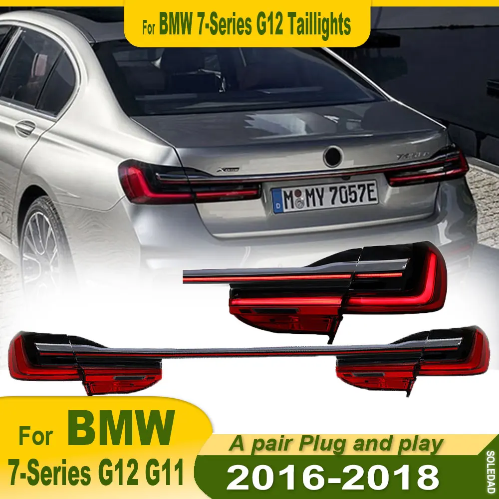 Car styling through Tail Lights For BMW 7 Series G12 G11 2016-2018 LED Brake Reverse Tail Lamp Dynamic Light Tail Lamp Assembly
Car styling through Tail Lights For BMW 7 Series G12 G11 2016-2018 LED Brake Reverse Tail Lamp Dynamic Light Tail Lamp Assembly